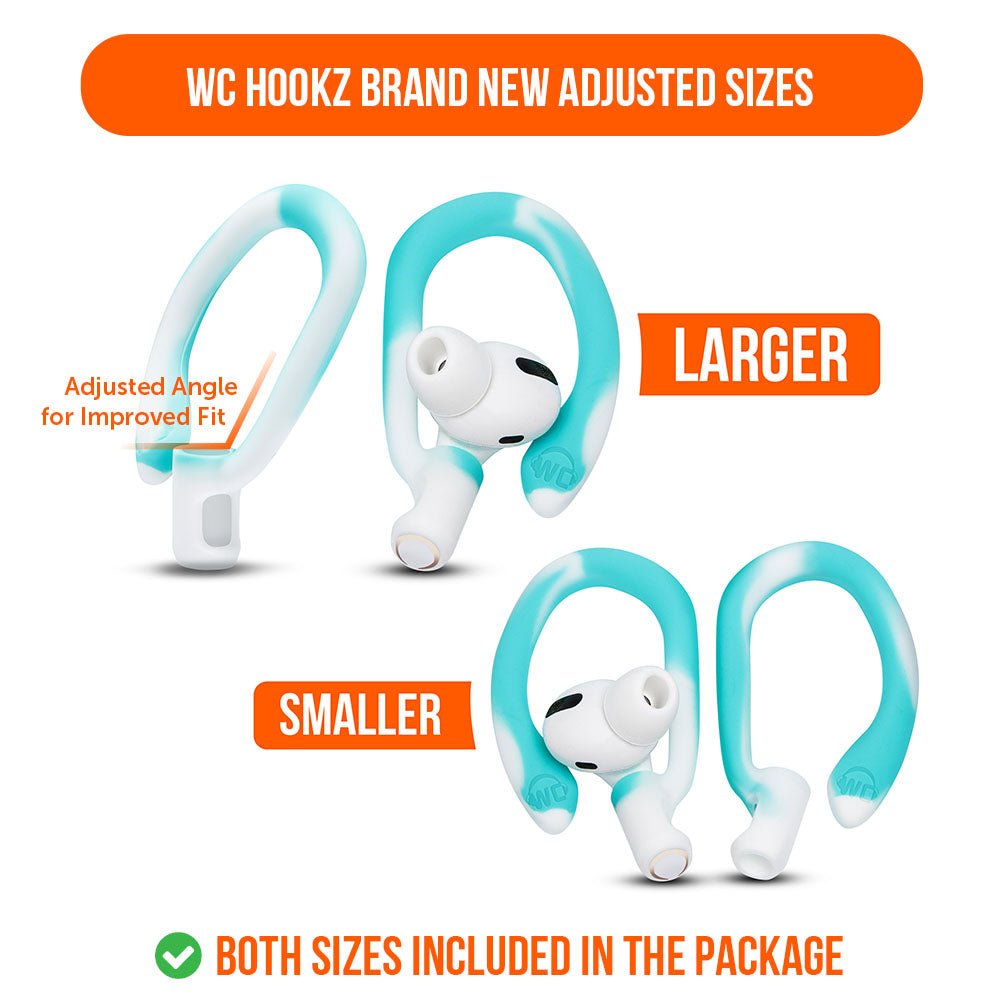 WC HookZ - Over Ear Hooks for Airpods Pro 1, 2 & Airpods 1, 2, 3 - Agenda365.com