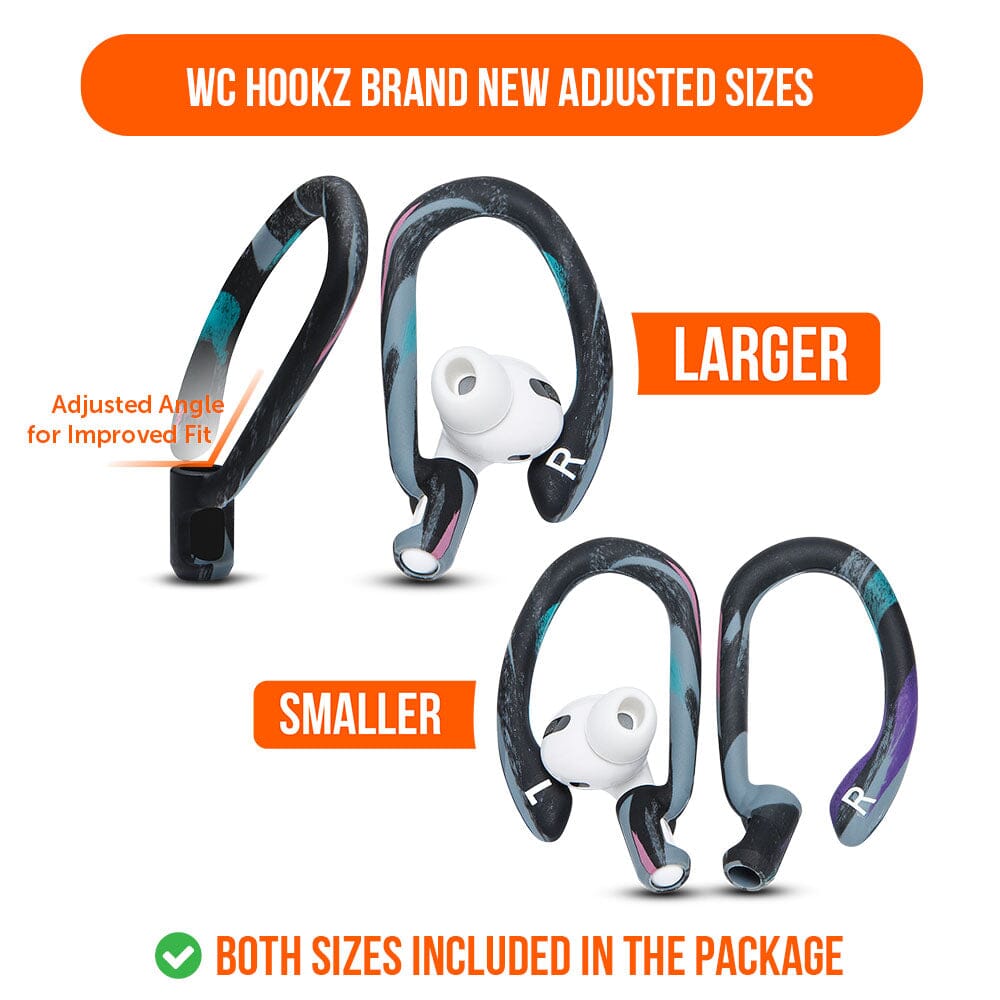 WC HookZ - Over Ear Hooks for Airpods Pro 1, 2 & Airpods 1, 2, 3 - Agenda365.com