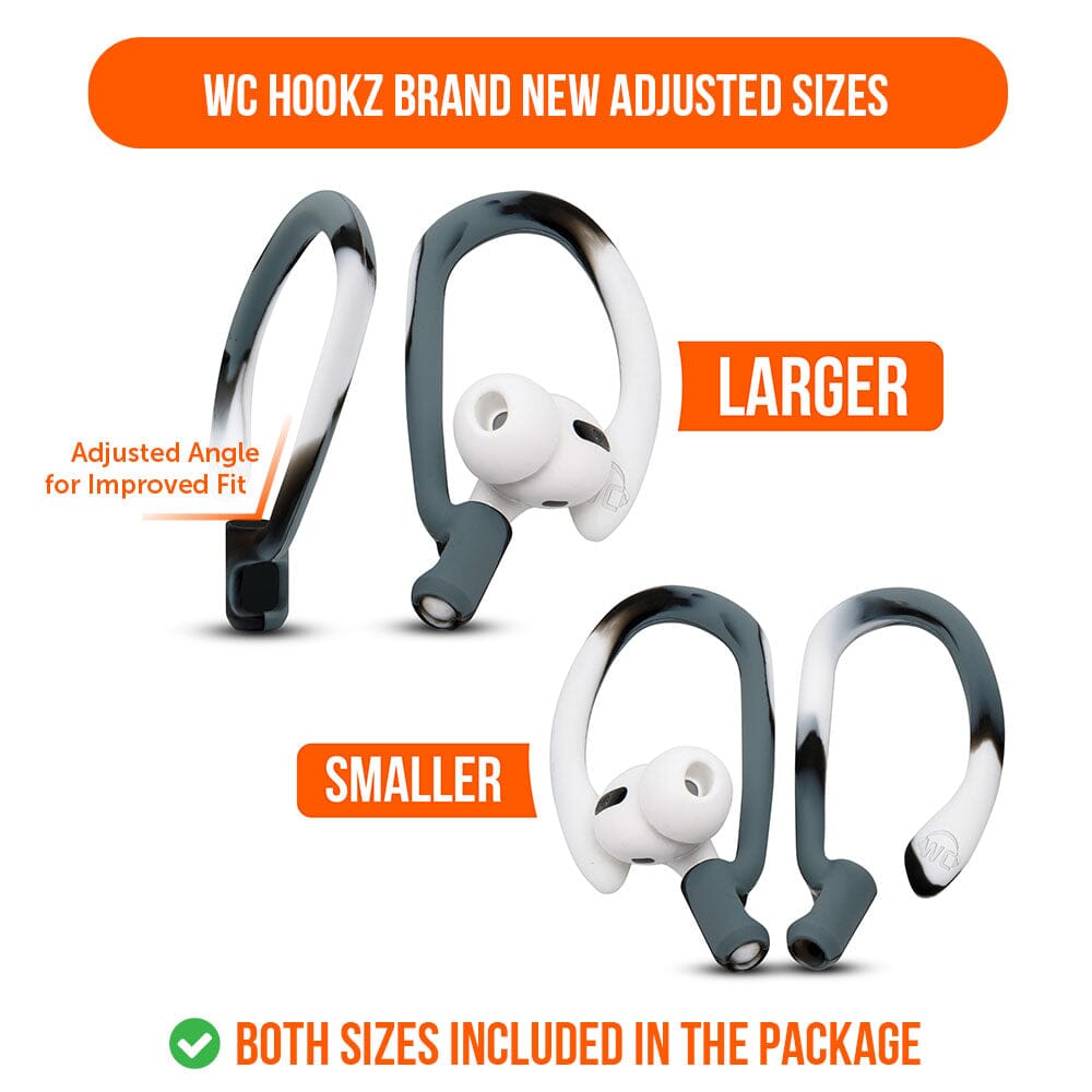 WC HookZ - Over Ear Hooks for Airpods Pro 1, 2 & Airpods 1, 2, 3 - Agenda365.com