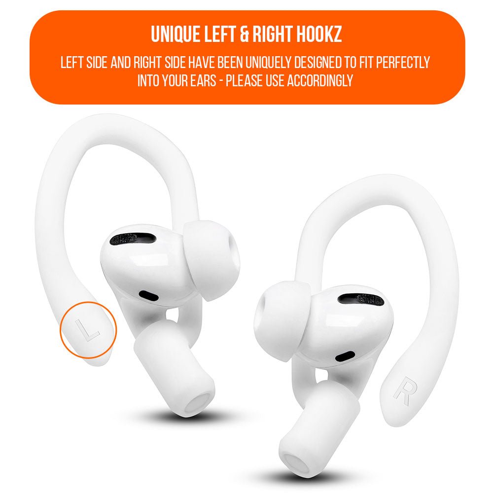 WC HookZ - Over Ear Hooks for Airpods Pro 1, 2 & Airpods 1, 2, 3 - Agenda365.com
