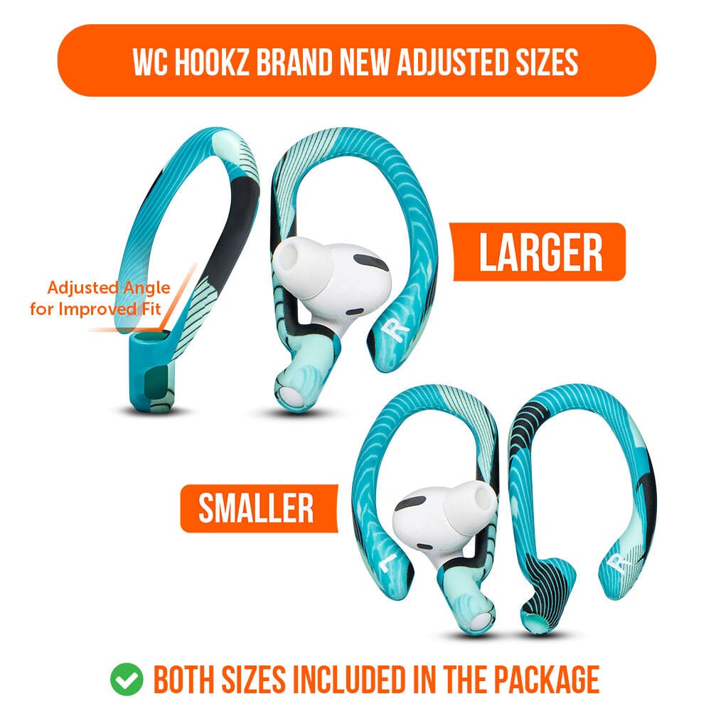 WC HookZ - Over Ear Hooks for Airpods Pro 1, 2 & Airpods 1, 2, 3 - Agenda365.com