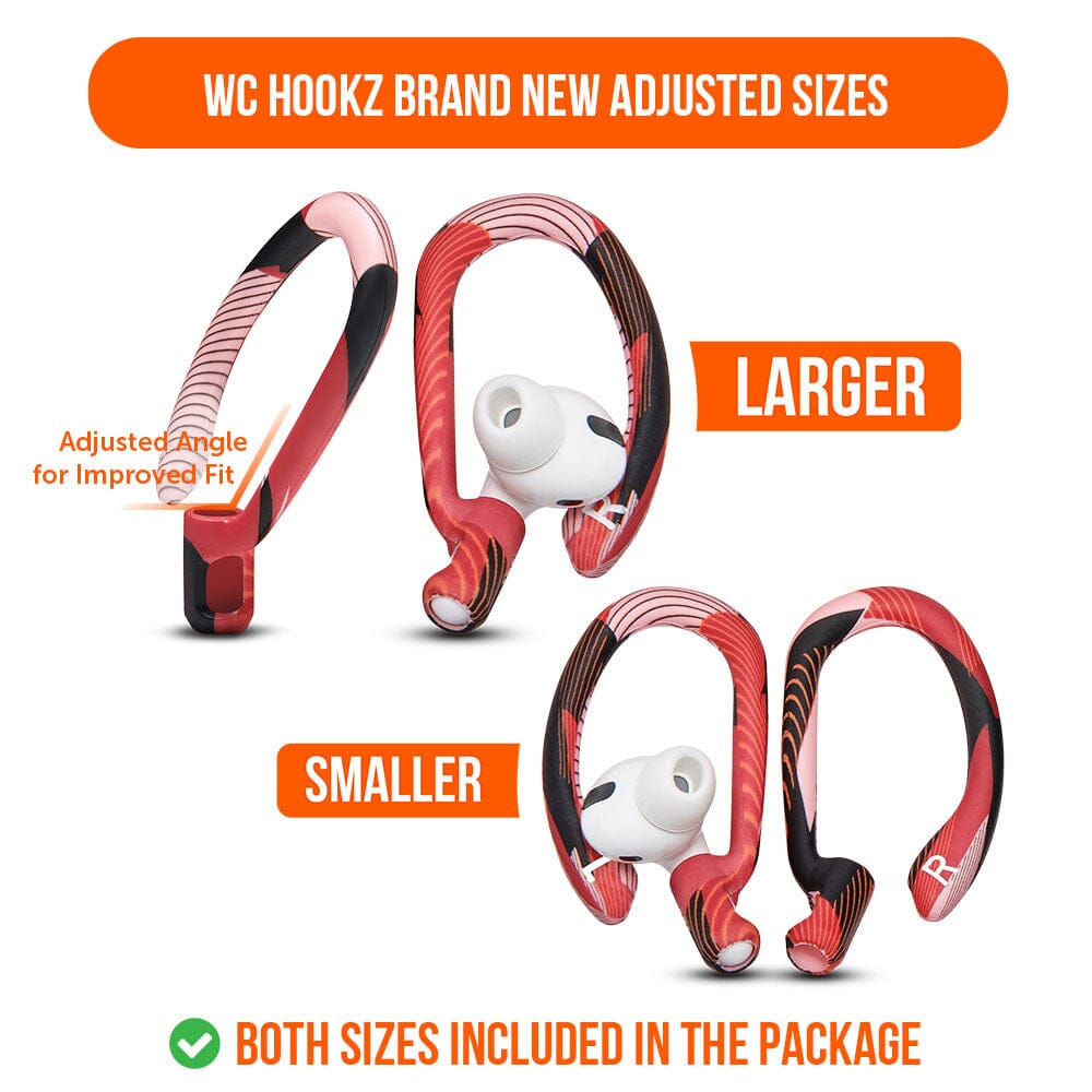 WC HookZ - Over Ear Hooks for Airpods Pro 1, 2 & Airpods 1, 2, 3 - Agenda365.com