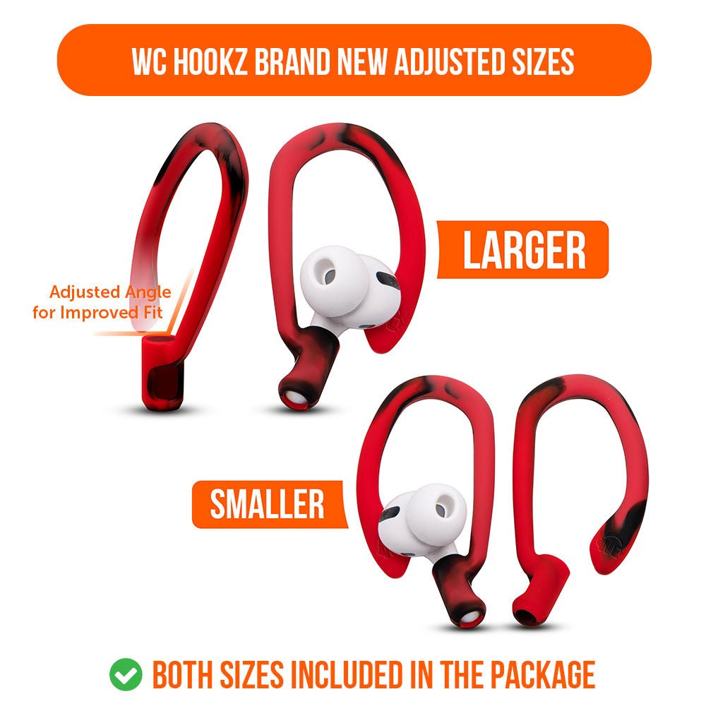 WC HookZ - Over Ear Hooks for Airpods Pro 1, 2 & Airpods 1, 2, 3 - Agenda365.com