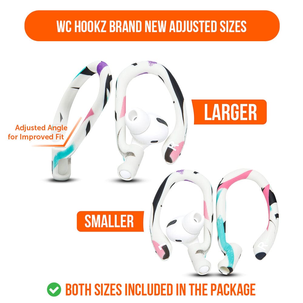 WC HookZ - Over Ear Hooks for Airpods Pro 1, 2 & Airpods 1, 2, 3 - Agenda365.com