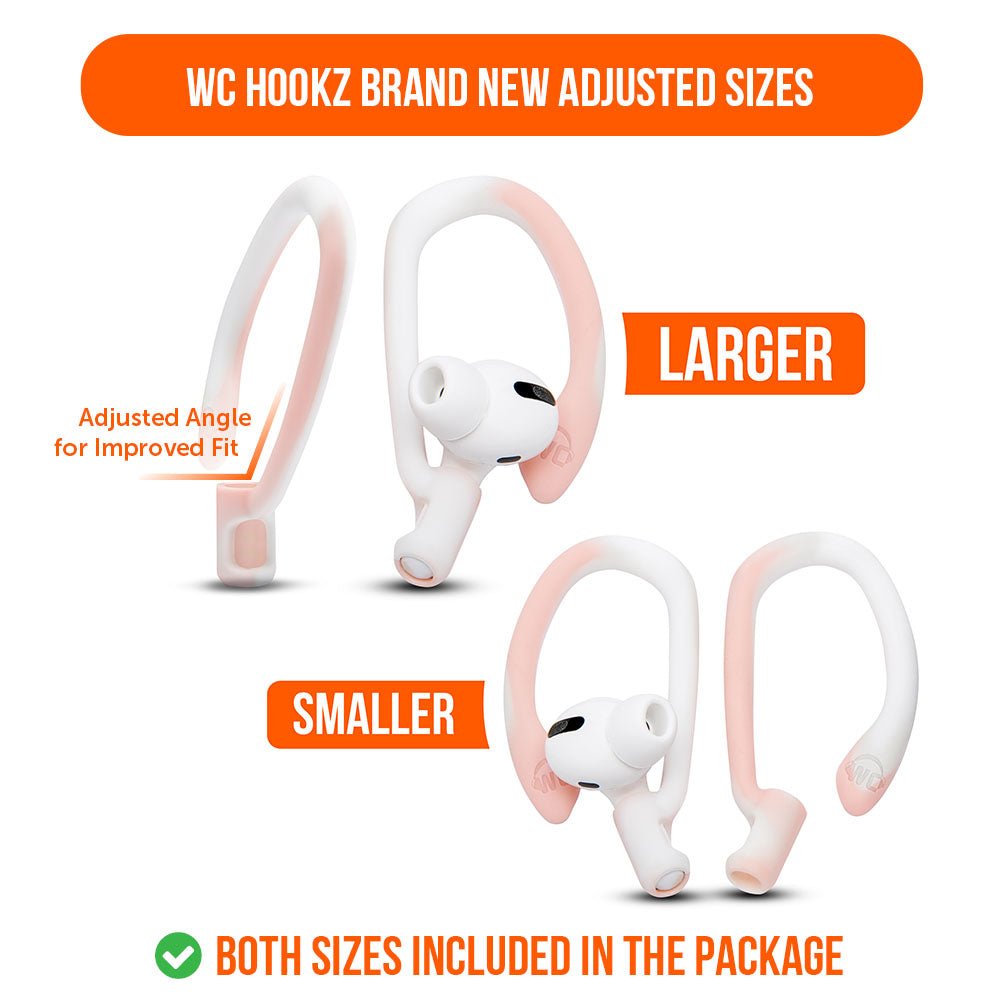 WC HookZ - Over Ear Hooks for Airpods Pro 1, 2 & Airpods 1, 2, 3 - Agenda365.com