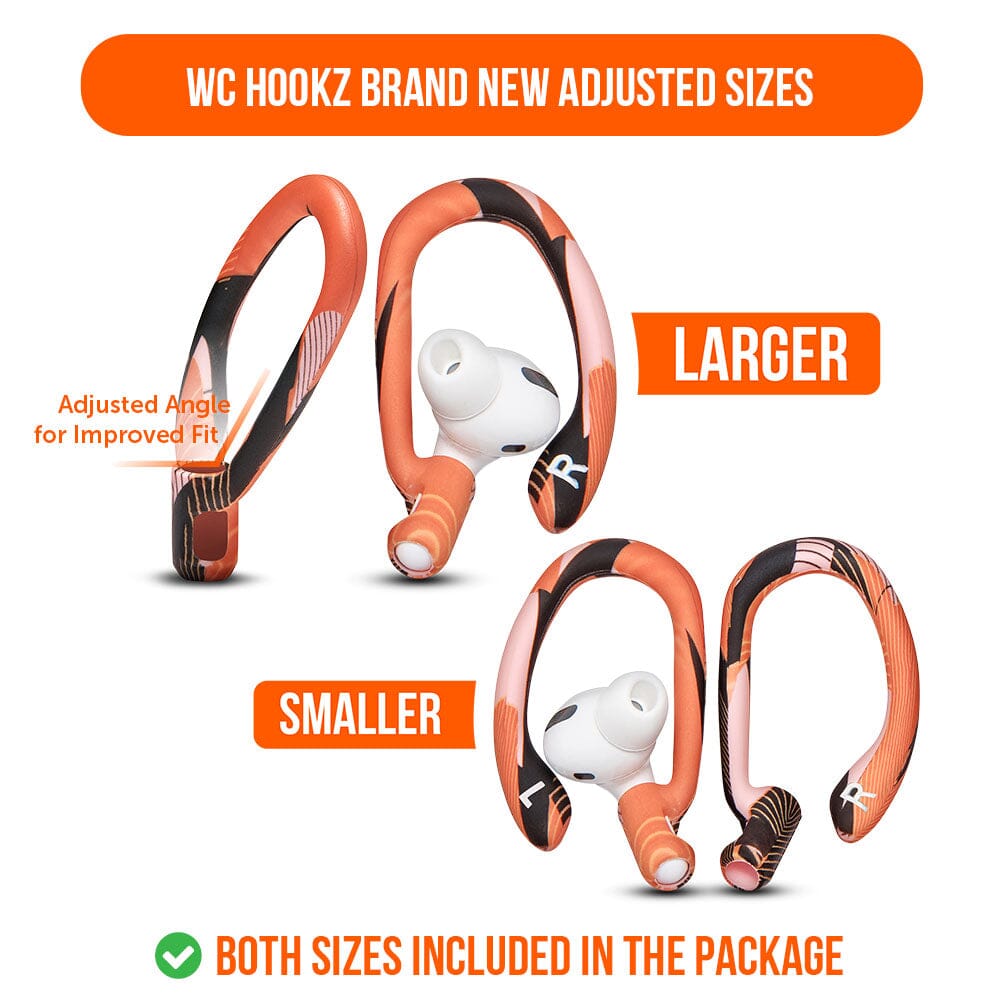 WC HookZ - Over Ear Hooks for Airpods Pro 1, 2 & Airpods 1, 2, 3 - Agenda365.com