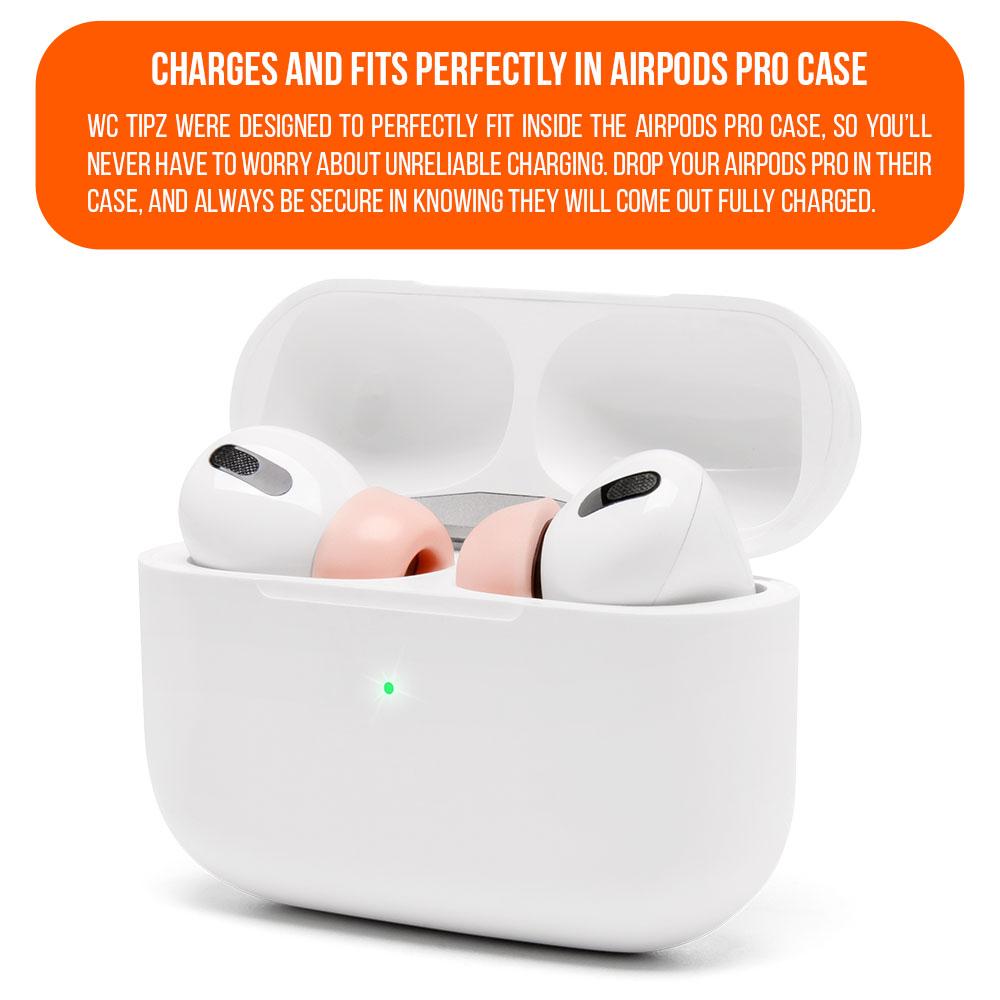 WC TipZ - Memory Foam Ear Tips for Airpods Pro & Airpods Pro 2 - Agenda365.com