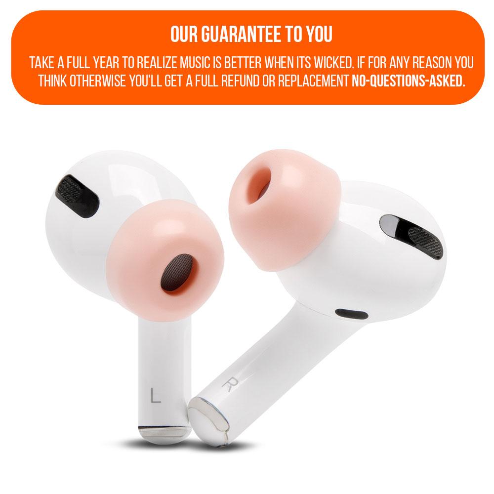 WC TipZ - Memory Foam Ear Tips for Airpods Pro & Airpods Pro 2 - Agenda365.com