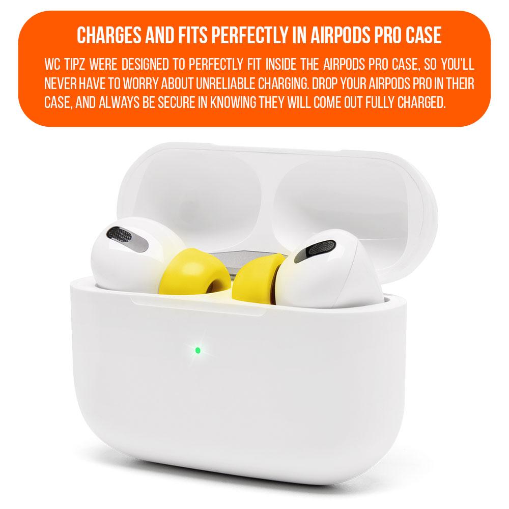 WC TipZ - Memory Foam Ear Tips for Airpods Pro & Airpods Pro 2 - Agenda365.com