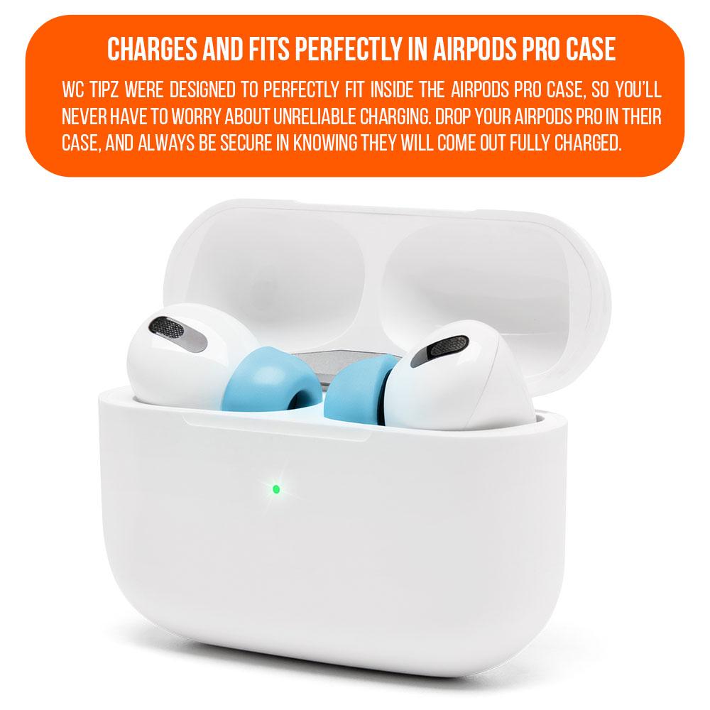 WC TipZ - Memory Foam Ear Tips for Airpods Pro & Airpods Pro 2 - Agenda365.com