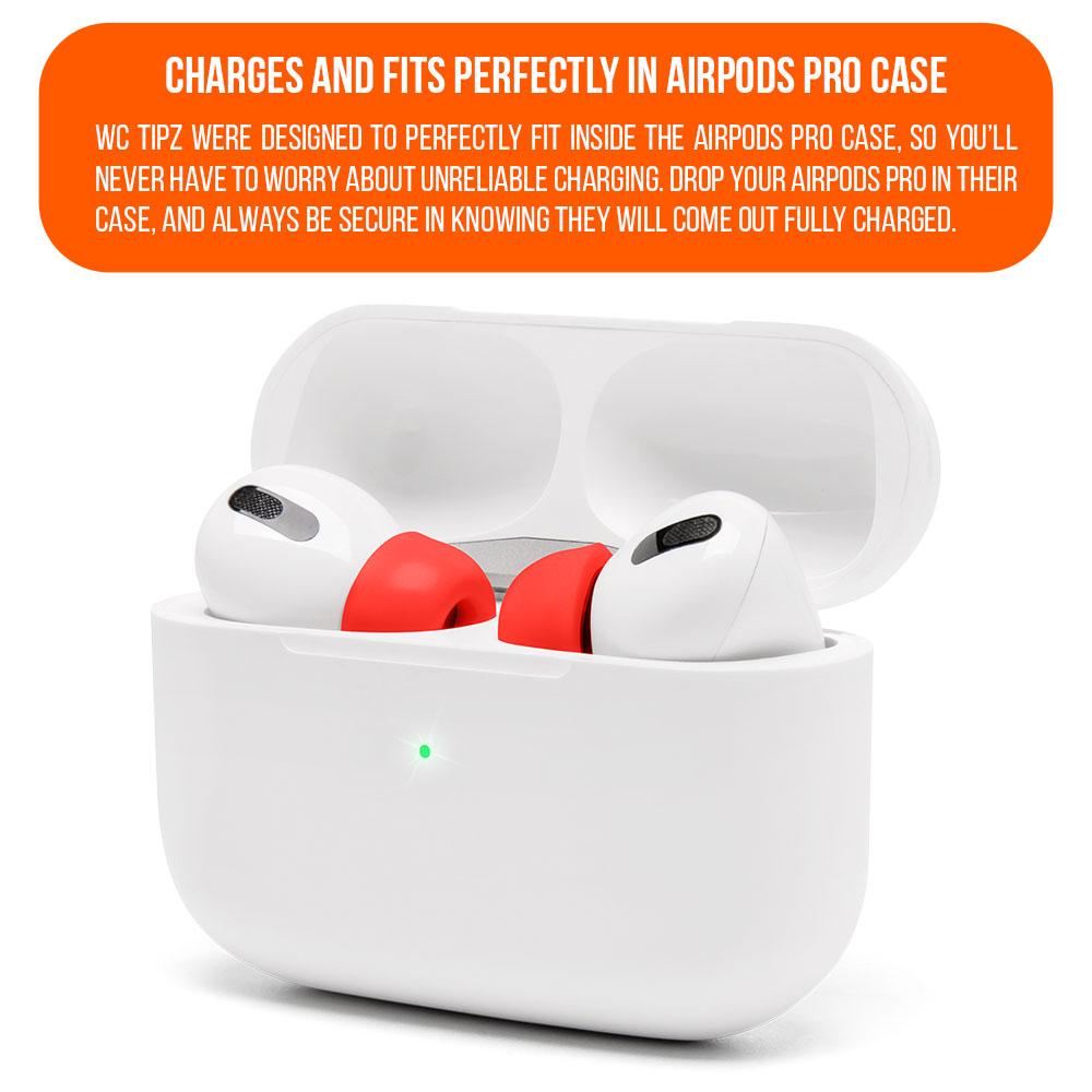 WC TipZ - Memory Foam Ear Tips for Airpods Pro & Airpods Pro 2 - Agenda365.com