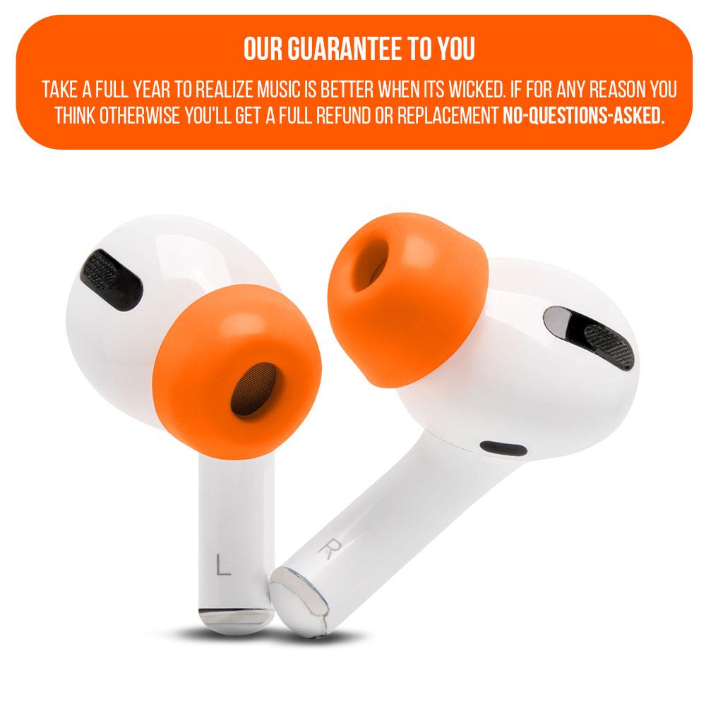 WC TipZ - Memory Foam Ear Tips for Airpods Pro & Airpods Pro 2 - Agenda365.com