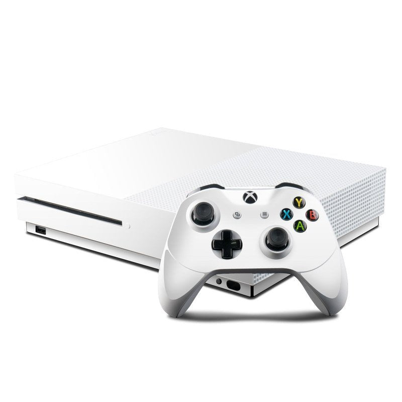 Solid State White - Microsoft Xbox One S Console and Controller Kit Skin - Agenda365.com